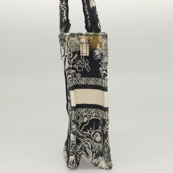 DIOR Mini Vertical Hand Bag Canvas Black - Picture 4 of 13